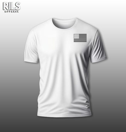 AMERICAN FLAG WE THE PEOPLE WHITE TEE